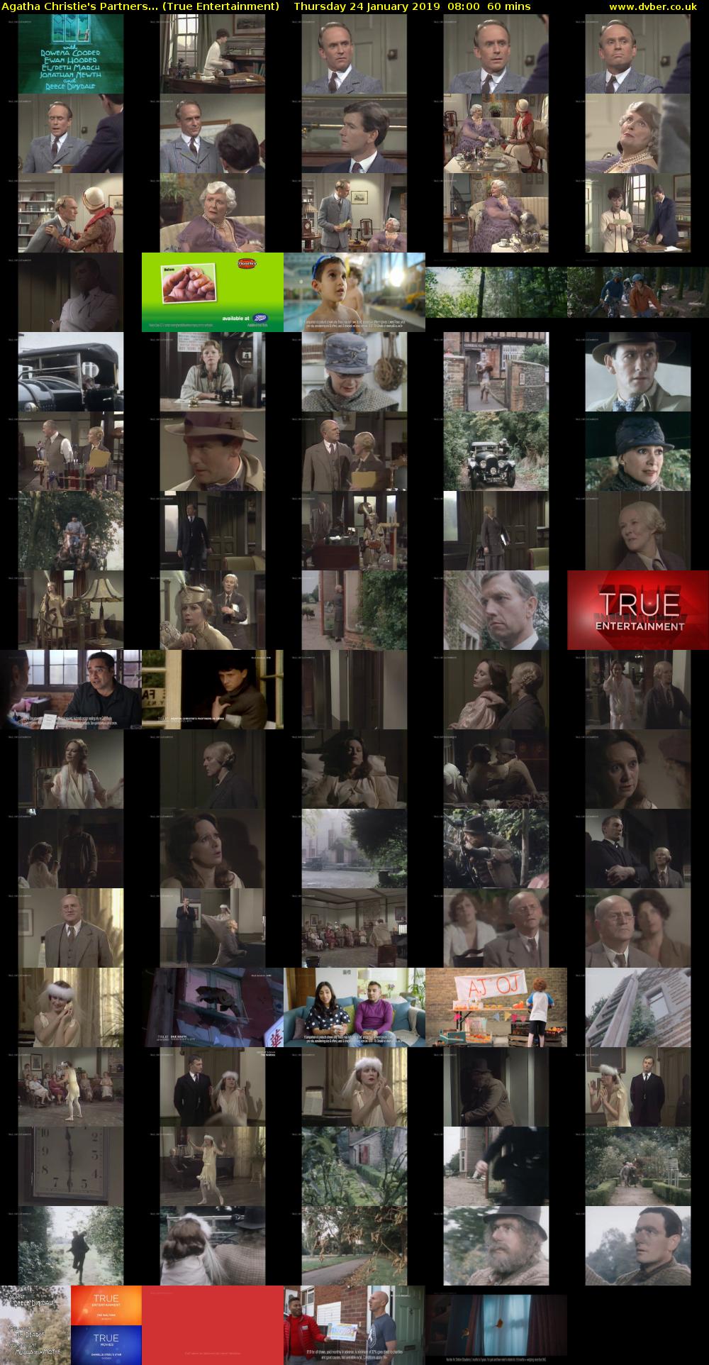 Agatha Christie's Partners... (True Entertainment) Thursday 24 January 2019 08:00 - 09:00