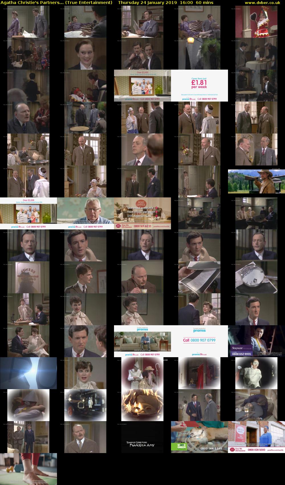 Agatha Christie's Partners... (True Entertainment) Thursday 24 January 2019 16:00 - 17:00