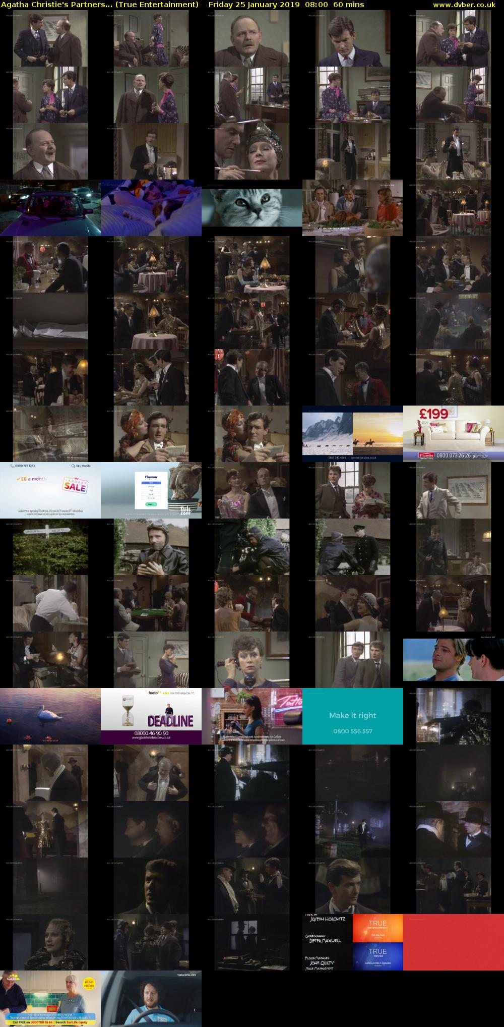 Agatha Christie's Partners... (True Entertainment) Friday 25 January 2019 08:00 - 09:00