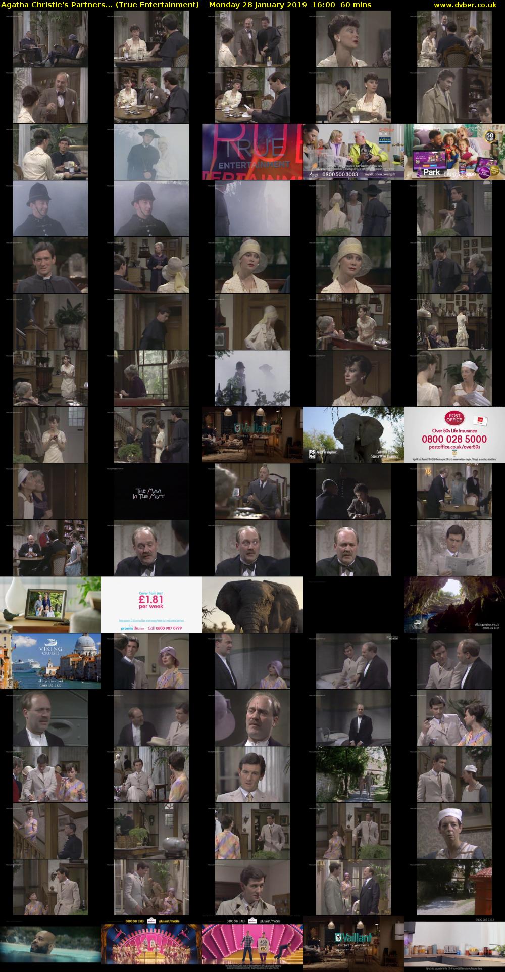 Agatha Christie's Partners... (True Entertainment) Monday 28 January 2019 16:00 - 17:00