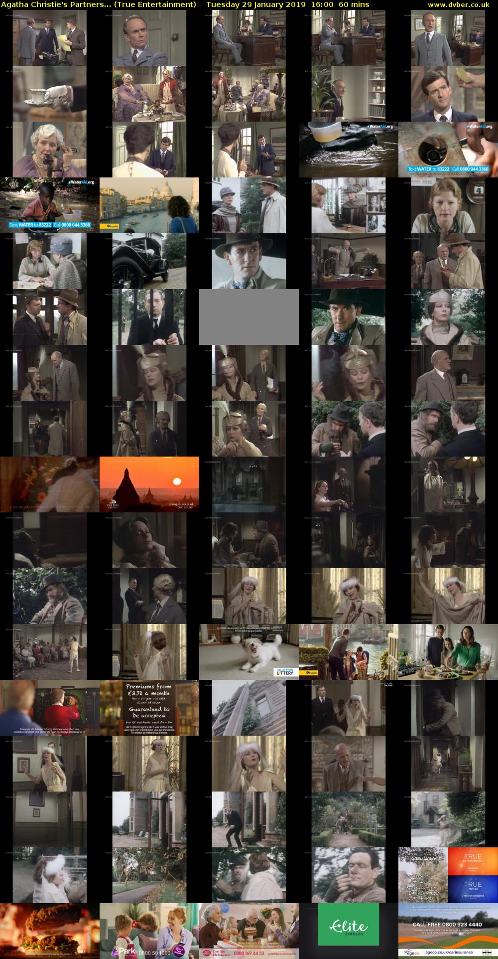 Agatha Christie's Partners... (True Entertainment) Tuesday 29 January 2019 16:00 - 17:00