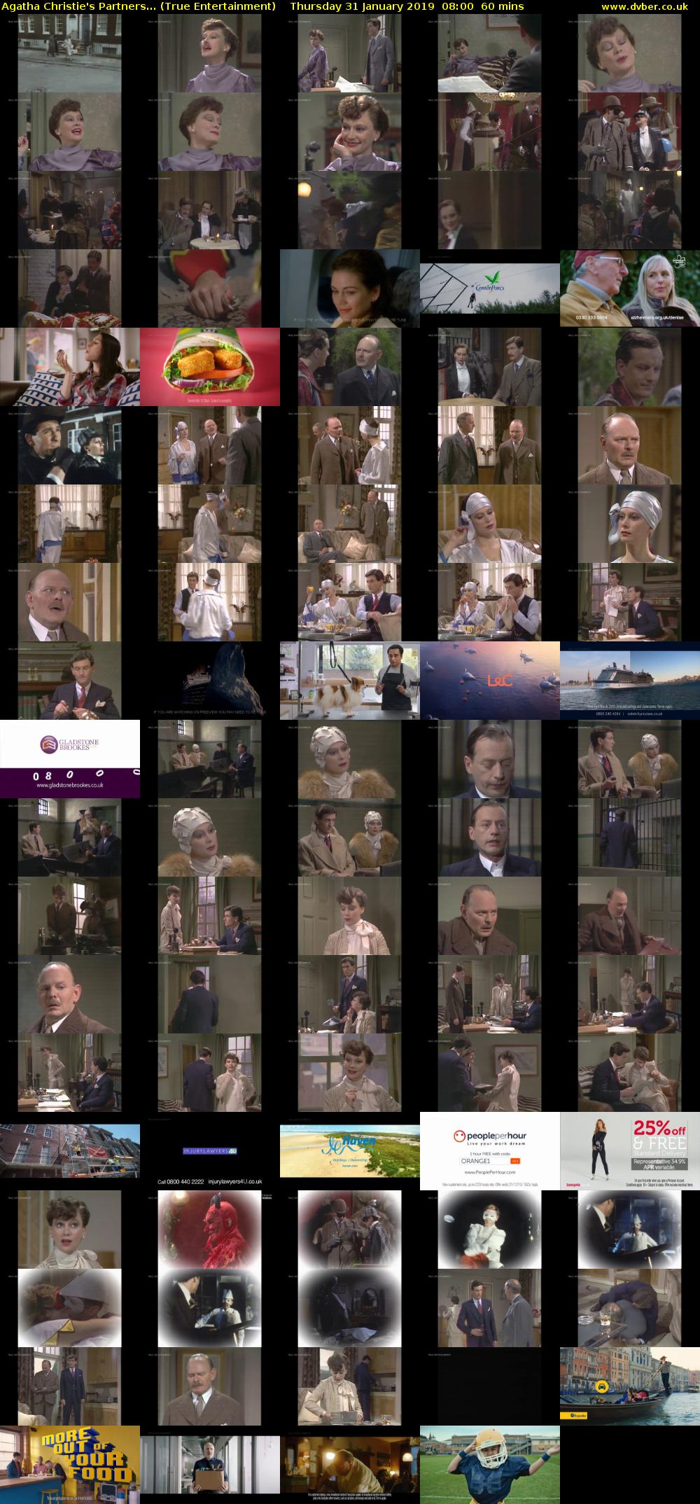 Agatha Christie's Partners... (True Entertainment) Thursday 31 January 2019 08:00 - 09:00