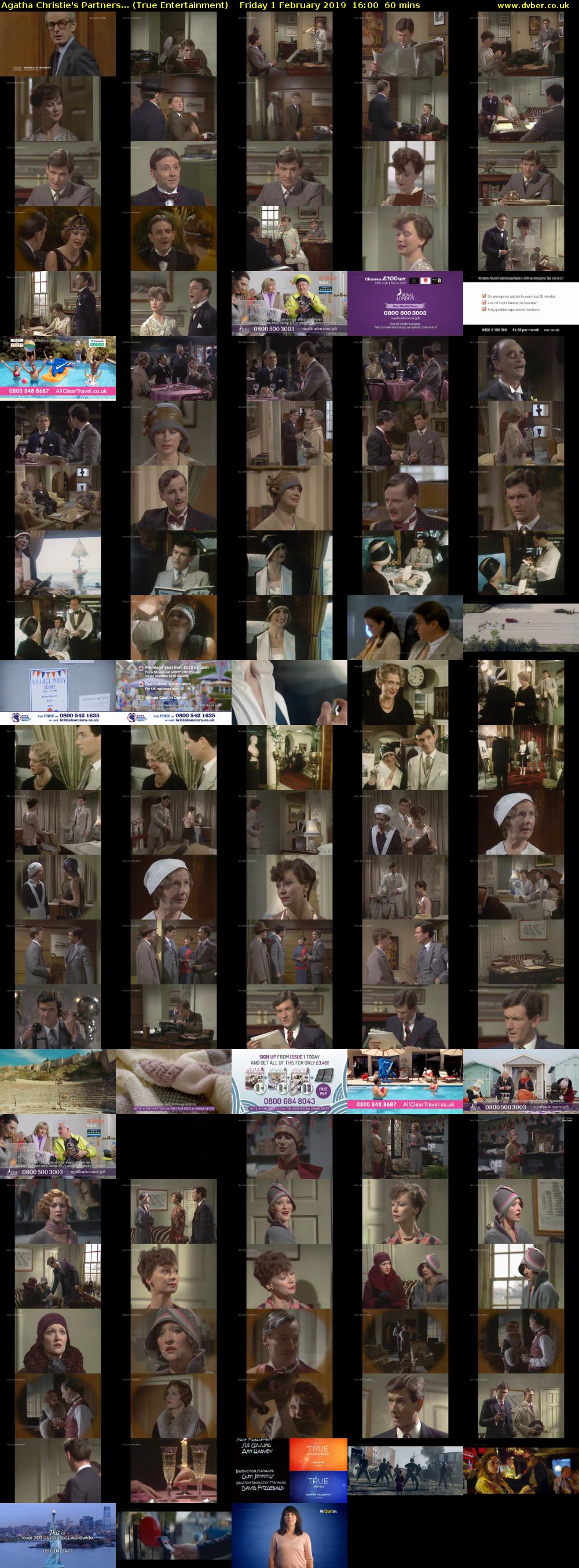 Agatha Christie's Partners... (True Entertainment) Friday 1 February 2019 16:00 - 17:00