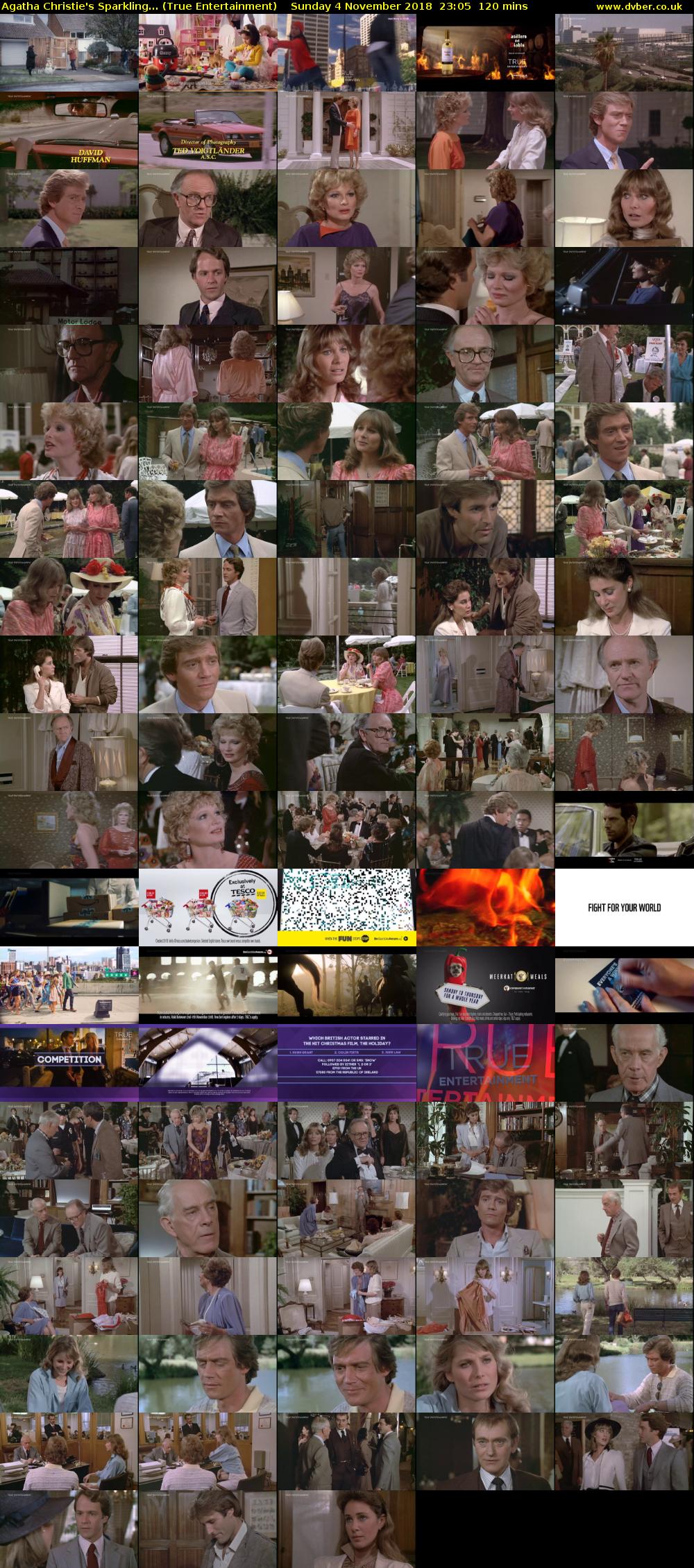 Agatha Christie's Sparkling... (True Entertainment) Sunday 4 November 2018 23:05 - 01:05