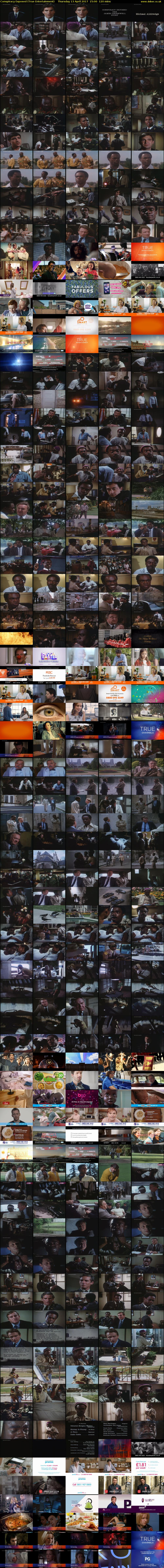 Conspiracy Exposed (True Entertainment) Thursday 13 April 2017 15:00 - 17:00