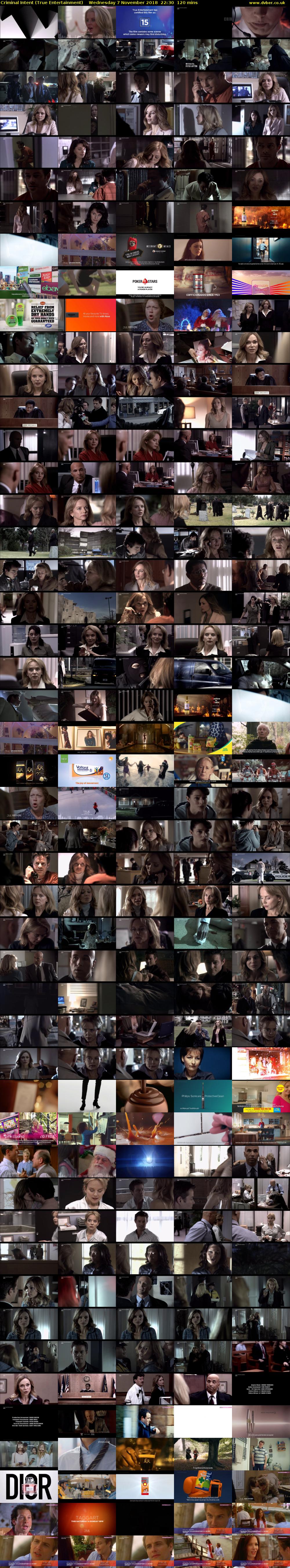 Criminal Intent (True Entertainment) Wednesday 7 November 2018 22:30 - 00:30