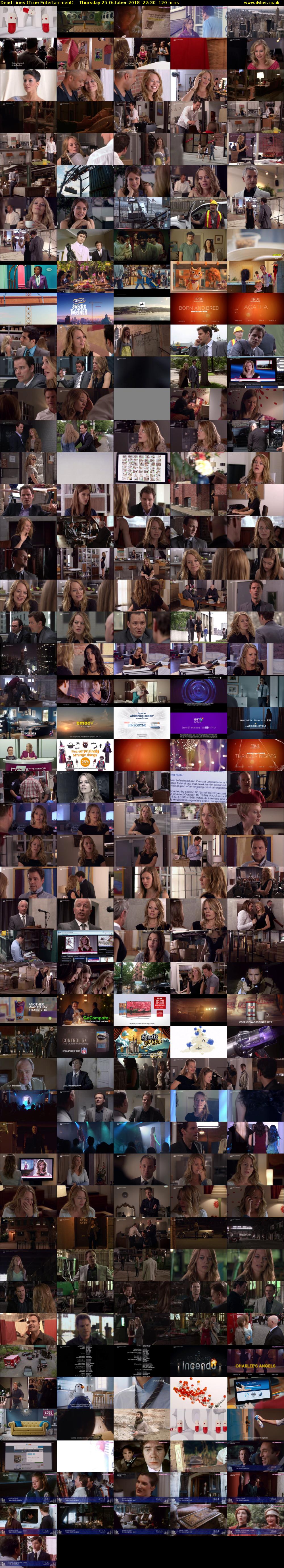 Dead Lines (True Entertainment) Thursday 25 October 2018 22:30 - 00:30