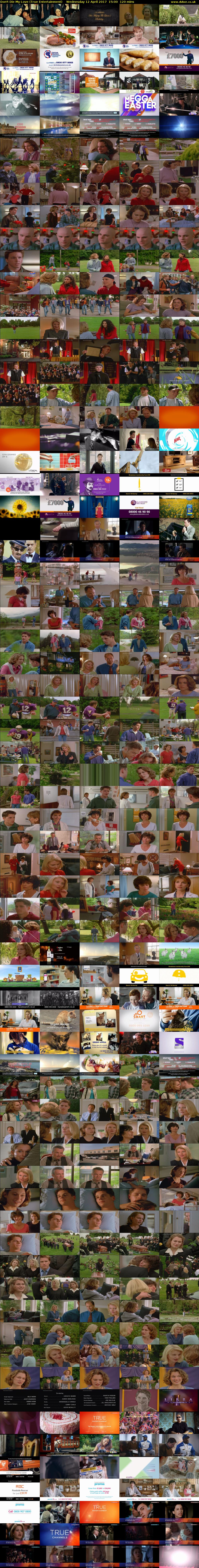 Don't Die My Love (True Entertainment) Wednesday 12 April 2017 15:00 - 17:00