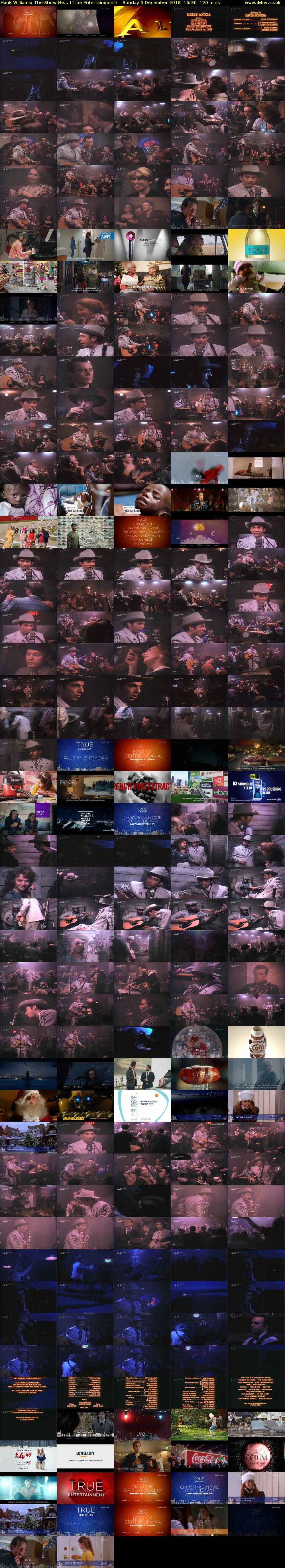 Hank Williams: The Show He... (True Entertainment) Sunday 9 December 2018 16:30 - 18:30