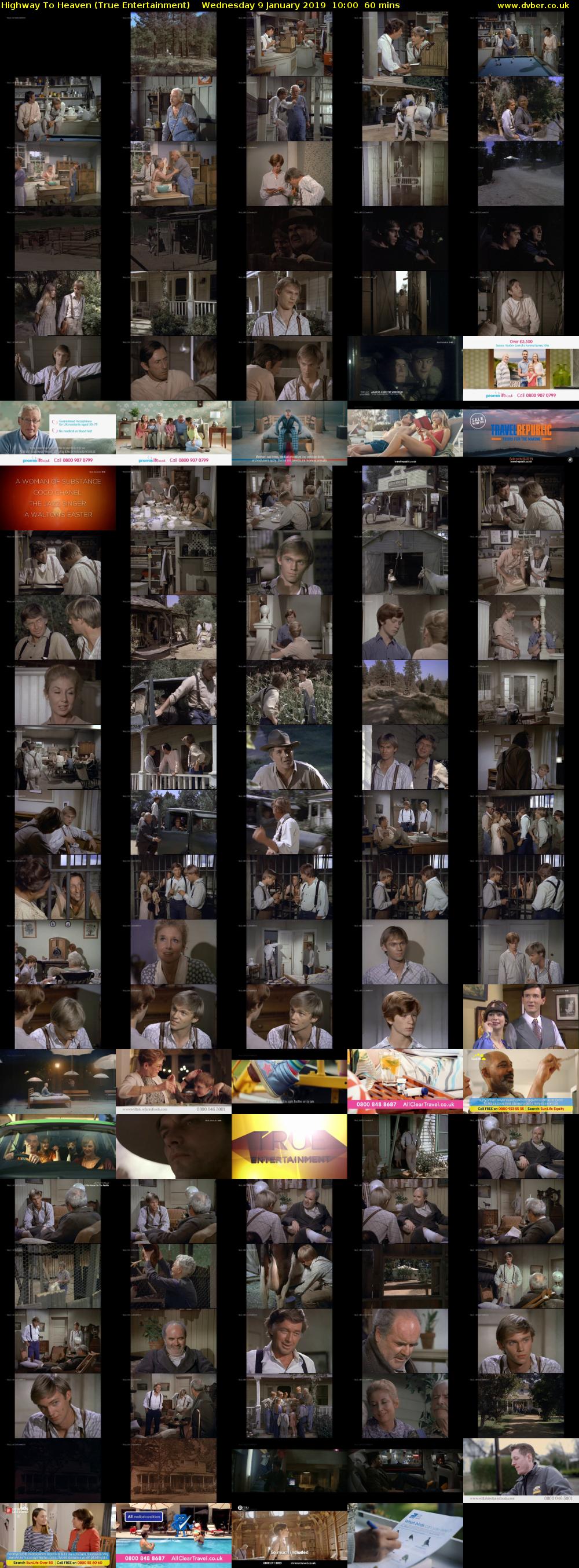 Highway To Heaven (True Entertainment) Wednesday 9 January 2019 10:00 - 11:00