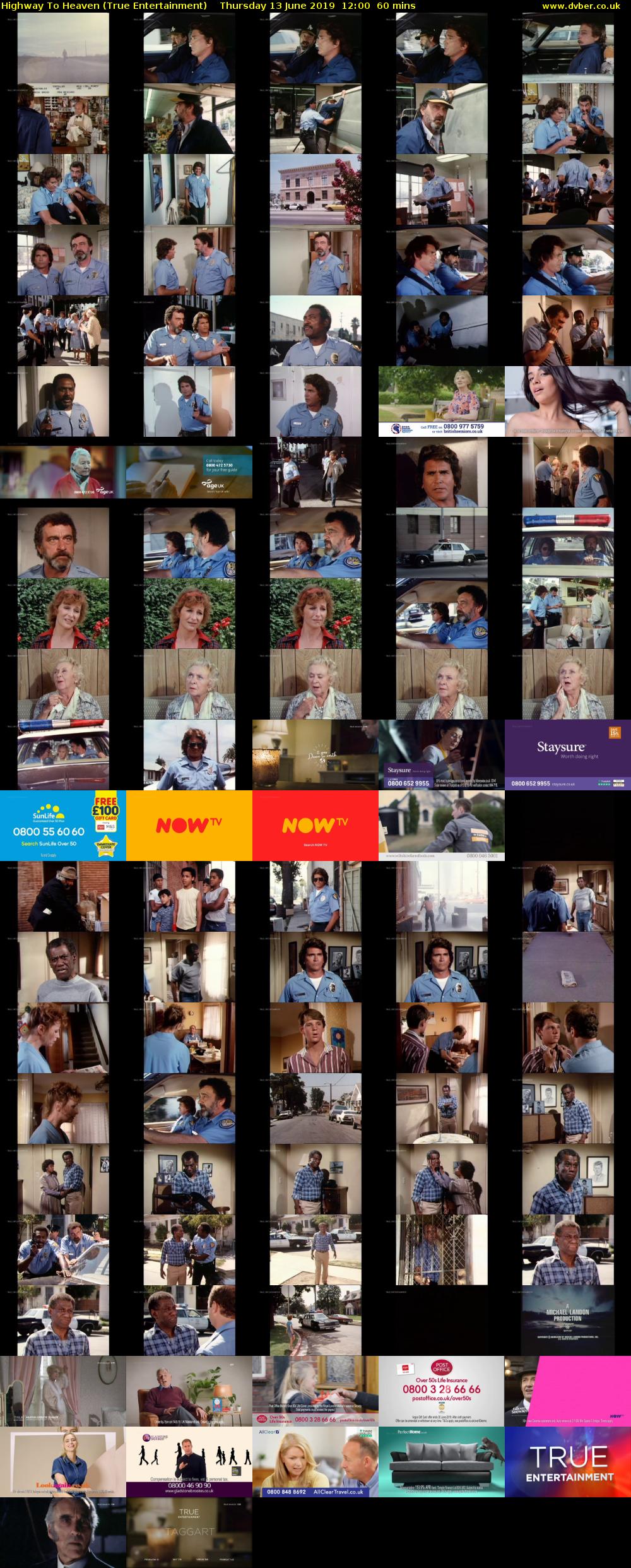 Highway To Heaven (True Entertainment) Thursday 13 June 2019 12:00 - 13:00
