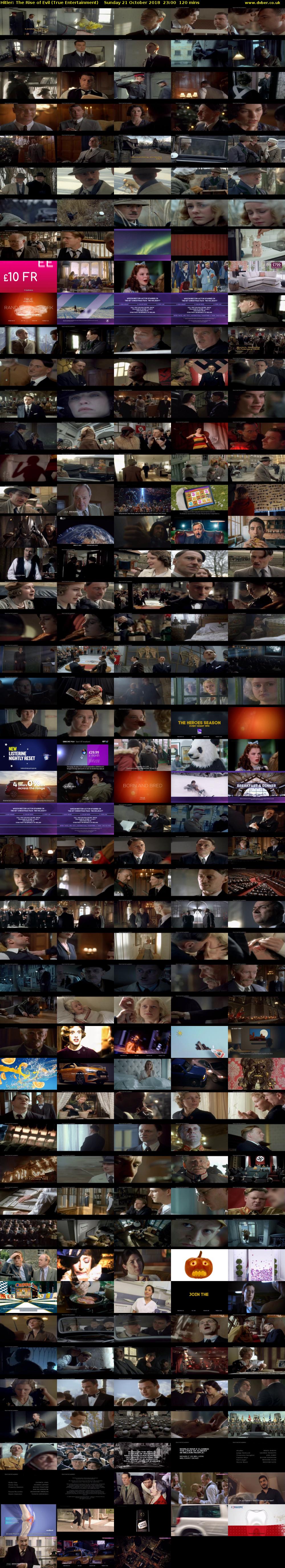 Hitler: The Rise of Evil (True Entertainment) Sunday 21 October 2018 23:00 - 01:00