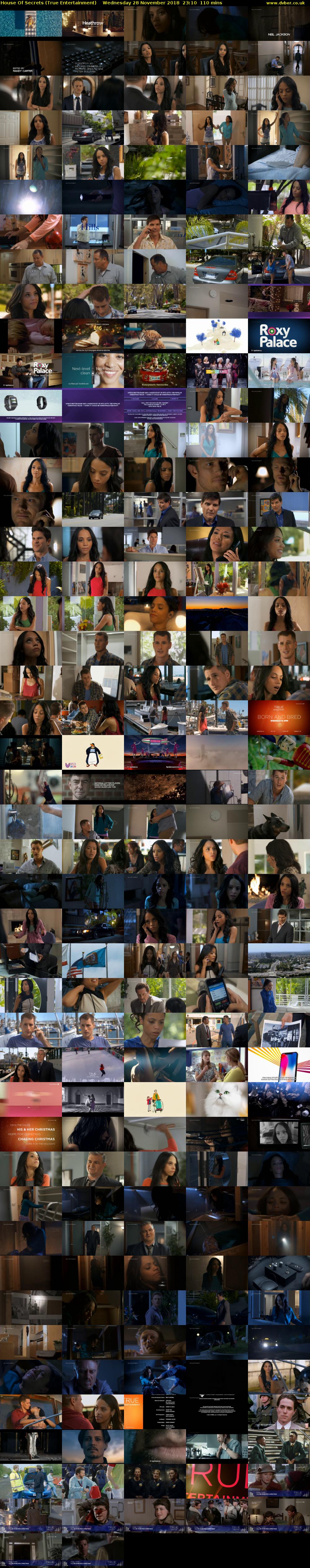 House Of Secrets (True Entertainment) Wednesday 28 November 2018 23:10 - 01:00