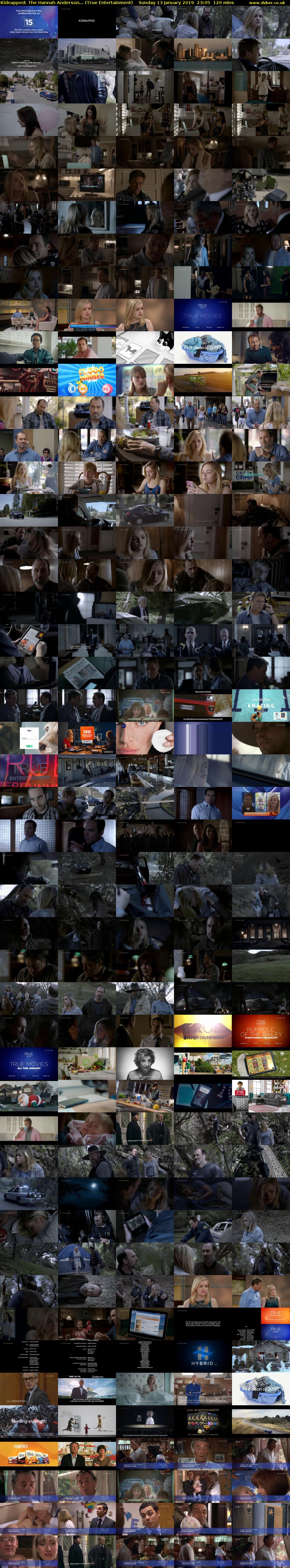 Kidnapped: The Hannah Anderson... (True Entertainment) Sunday 13 January 2019 23:05 - 01:05