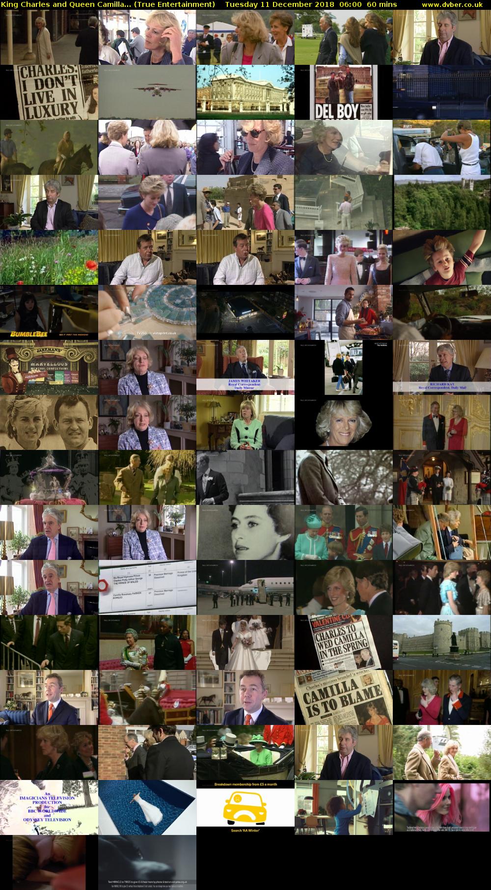 King Charles and Queen Camilla... (True Entertainment) Tuesday 11 December 2018 06:00 - 07:00