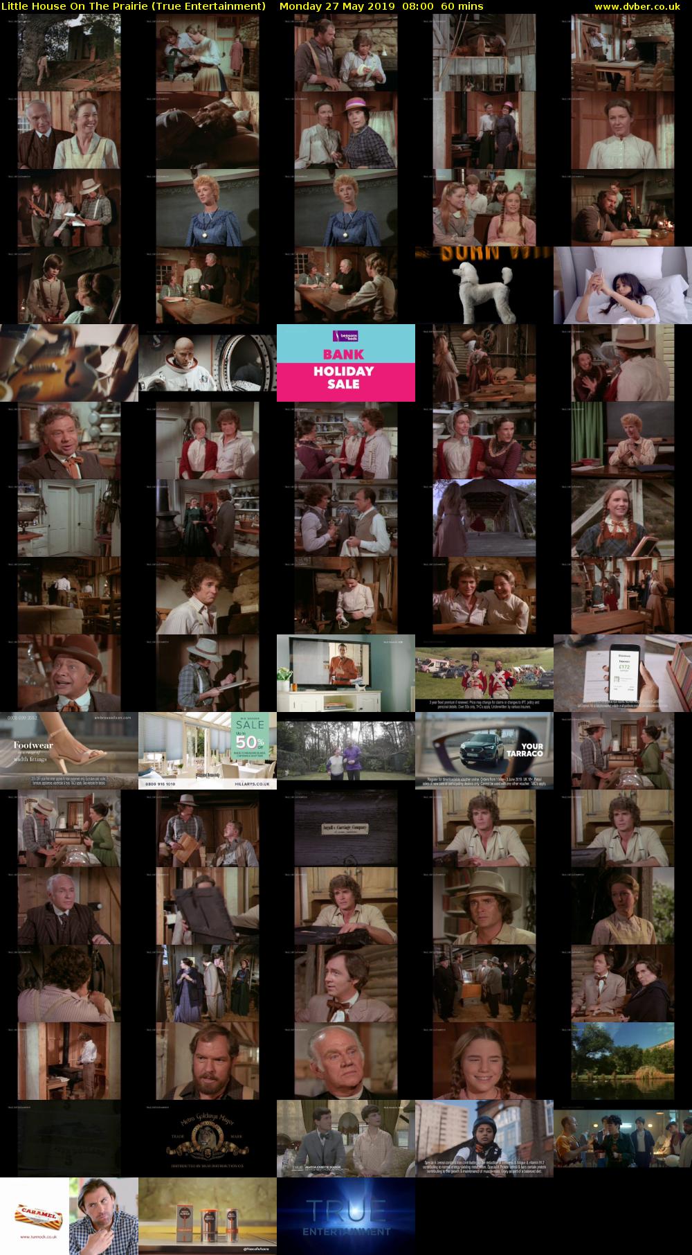 Little House On The Prairie (True Entertainment) Monday 27 May 2019 08:00 - 09:00