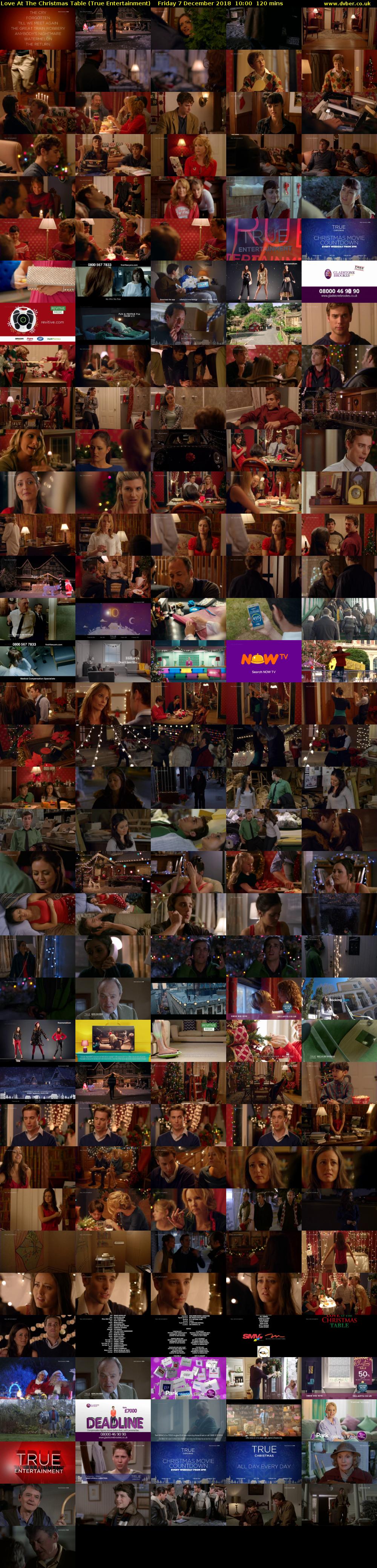 Love At The Christmas Table (True Entertainment) Friday 7 December 2018 10:00 - 12:00