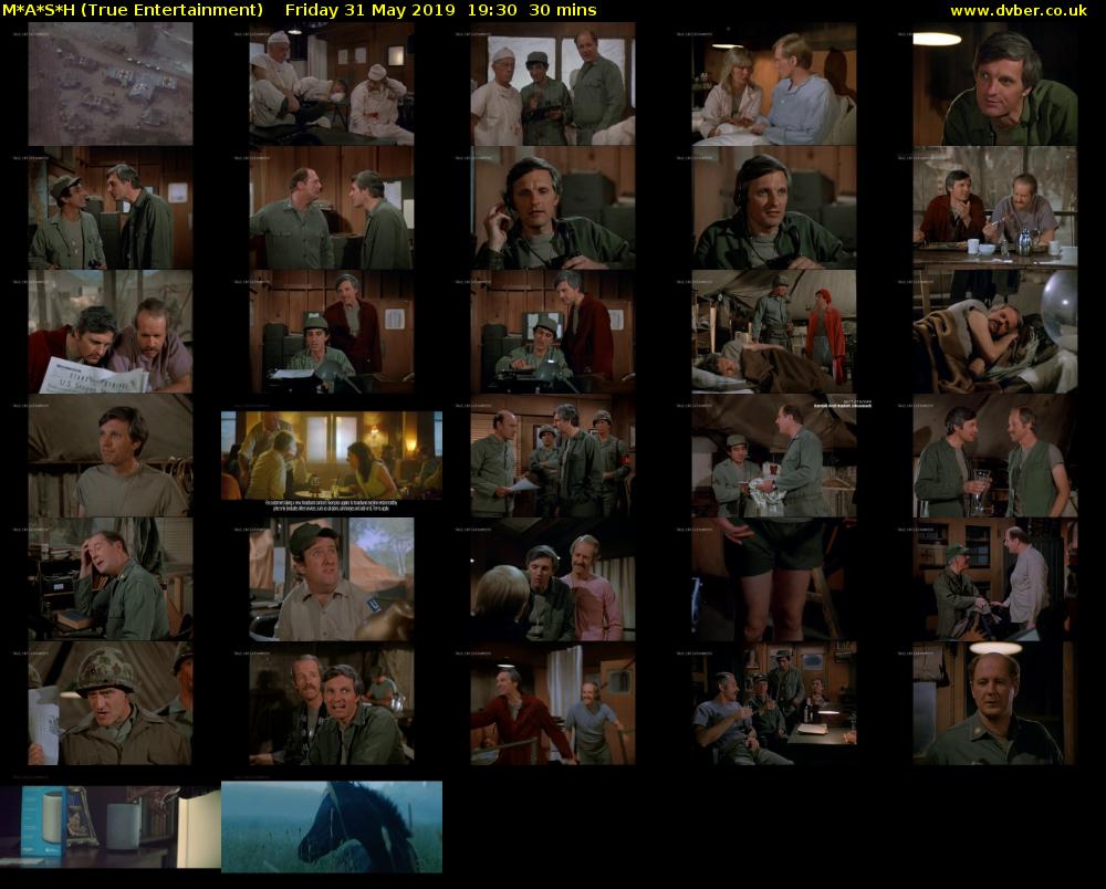 M*A*S*H (True Entertainment) Friday 31 May 2019 19:30 - 20:00