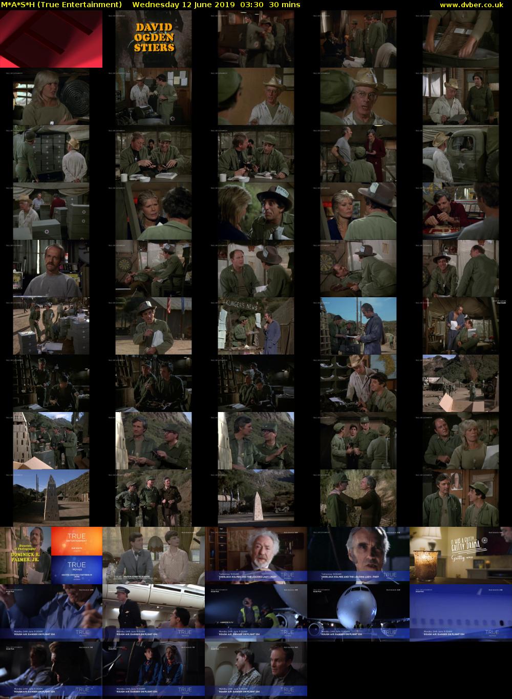 M*A*S*H (True Entertainment) Wednesday 12 June 2019 03:30 - 04:00