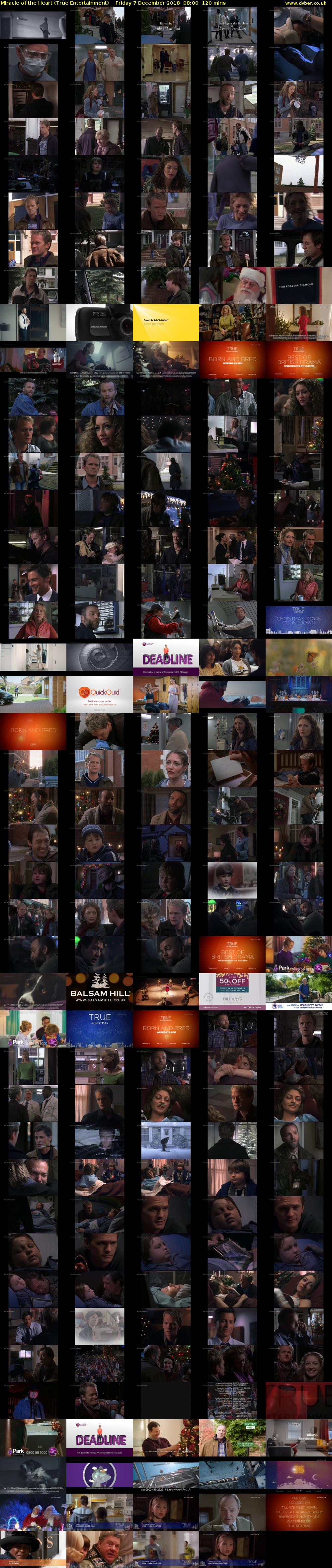 Miracle of the Heart (True Entertainment) Friday 7 December 2018 08:00 - 10:00