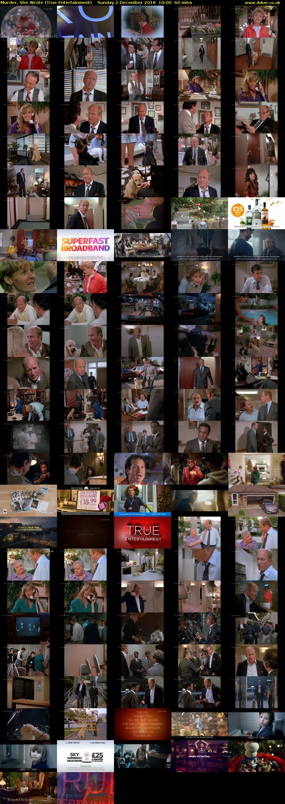 Murder, She Wrote (True Entertainment) Sunday 2 December 2018 10:00 - 11:00