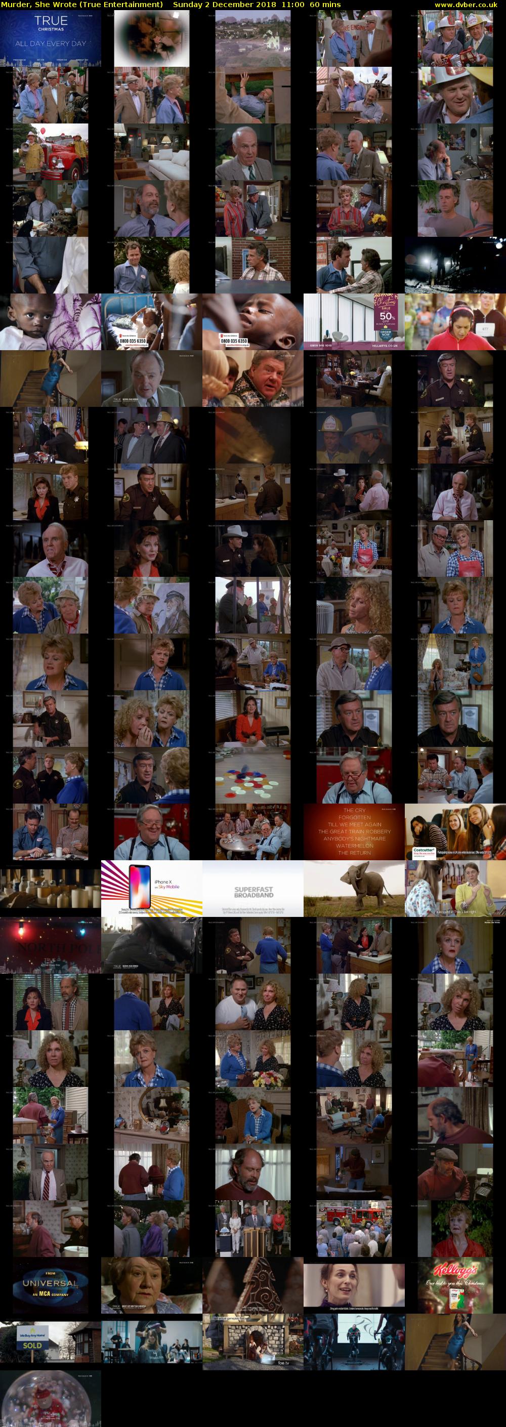 Murder, She Wrote (True Entertainment) Sunday 2 December 2018 11:00 - 12:00