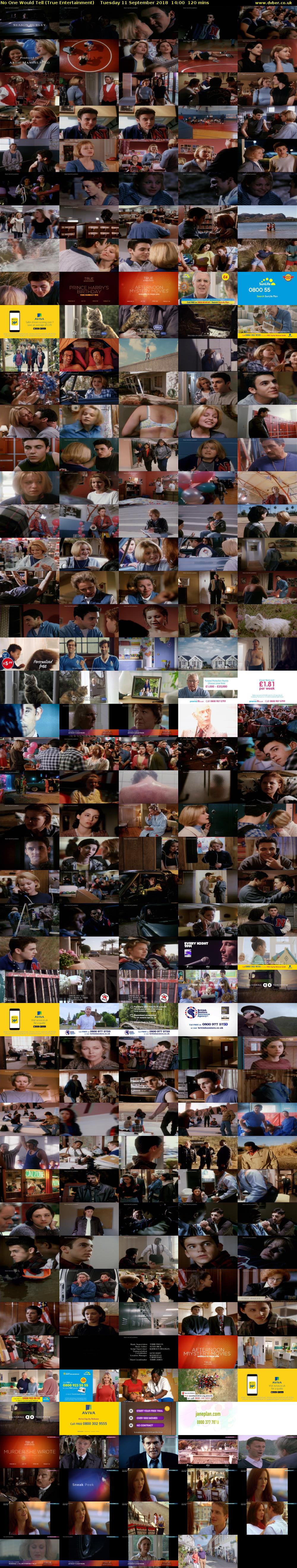 No One Would Tell (True Entertainment) Tuesday 11 September 2018 14:00 - 16:00