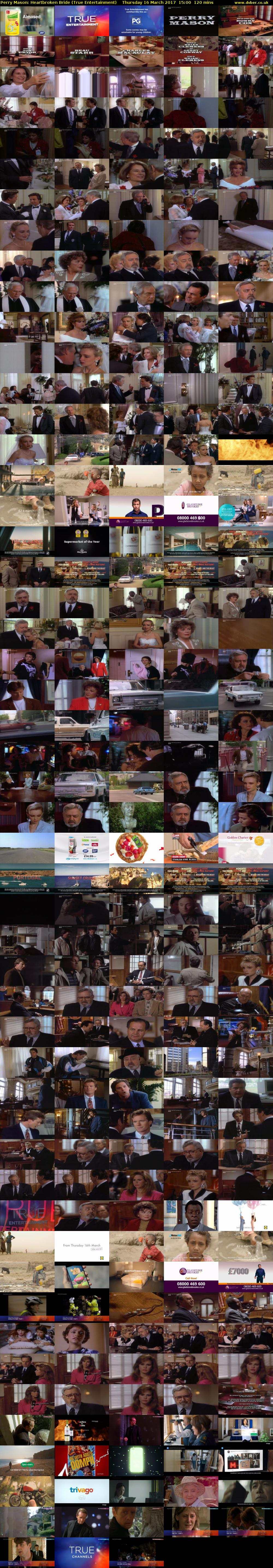 Perry Mason: Heartbroken Bride (True Entertainment) Thursday 16 March 2017 15:00 - 17:00