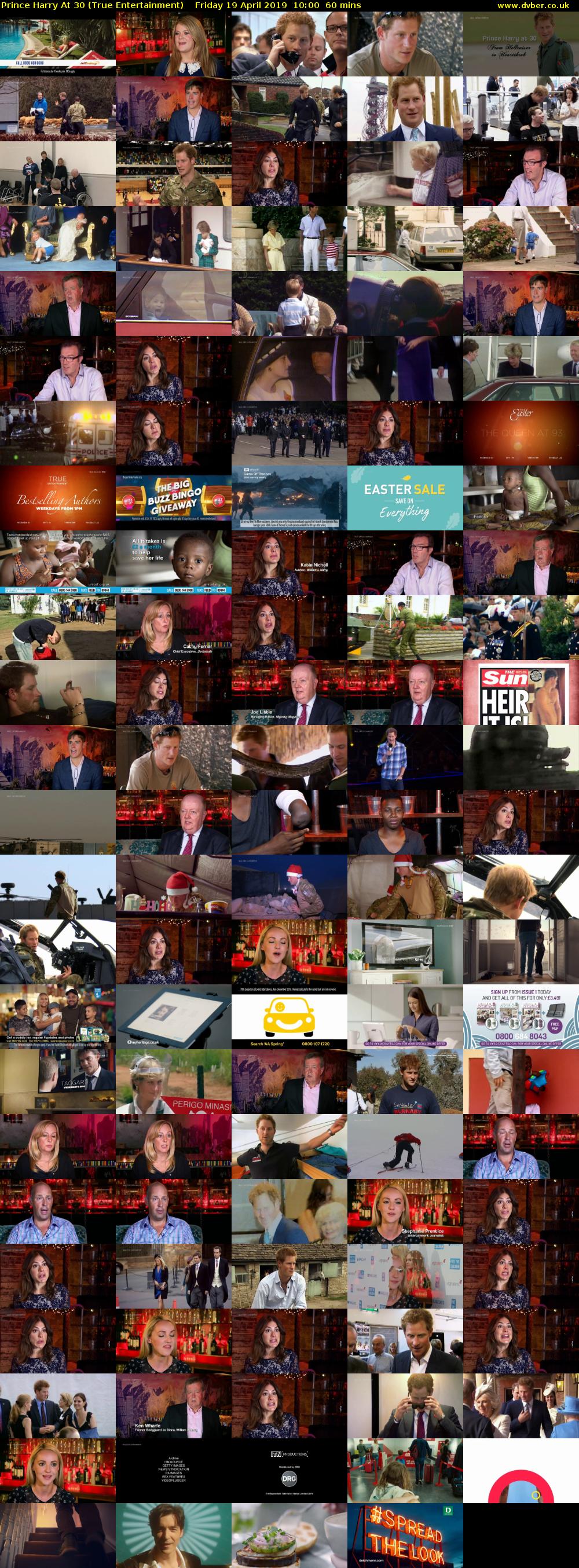 Prince Harry At 30 (True Entertainment) Friday 19 April 2019 10:00 - 11:00