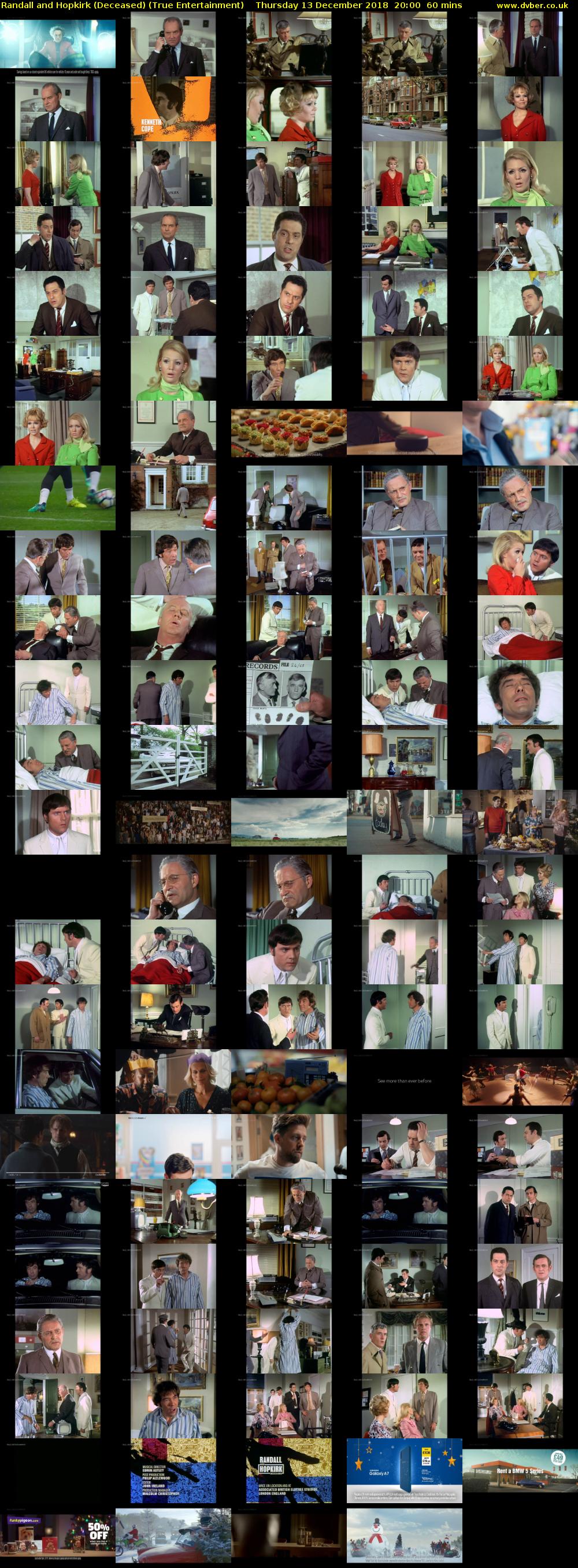 Randall and Hopkirk (Deceased) (True Entertainment) Thursday 13 December 2018 20:00 - 21:00