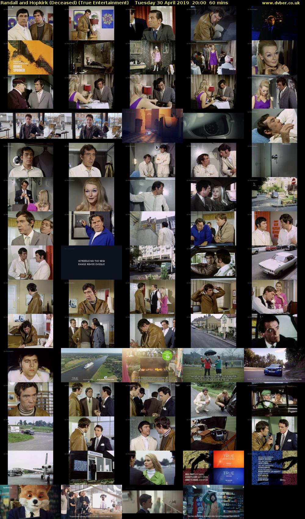 Randall and Hopkirk (Deceased) (True Entertainment) Tuesday 30 April 2019 20:00 - 21:00