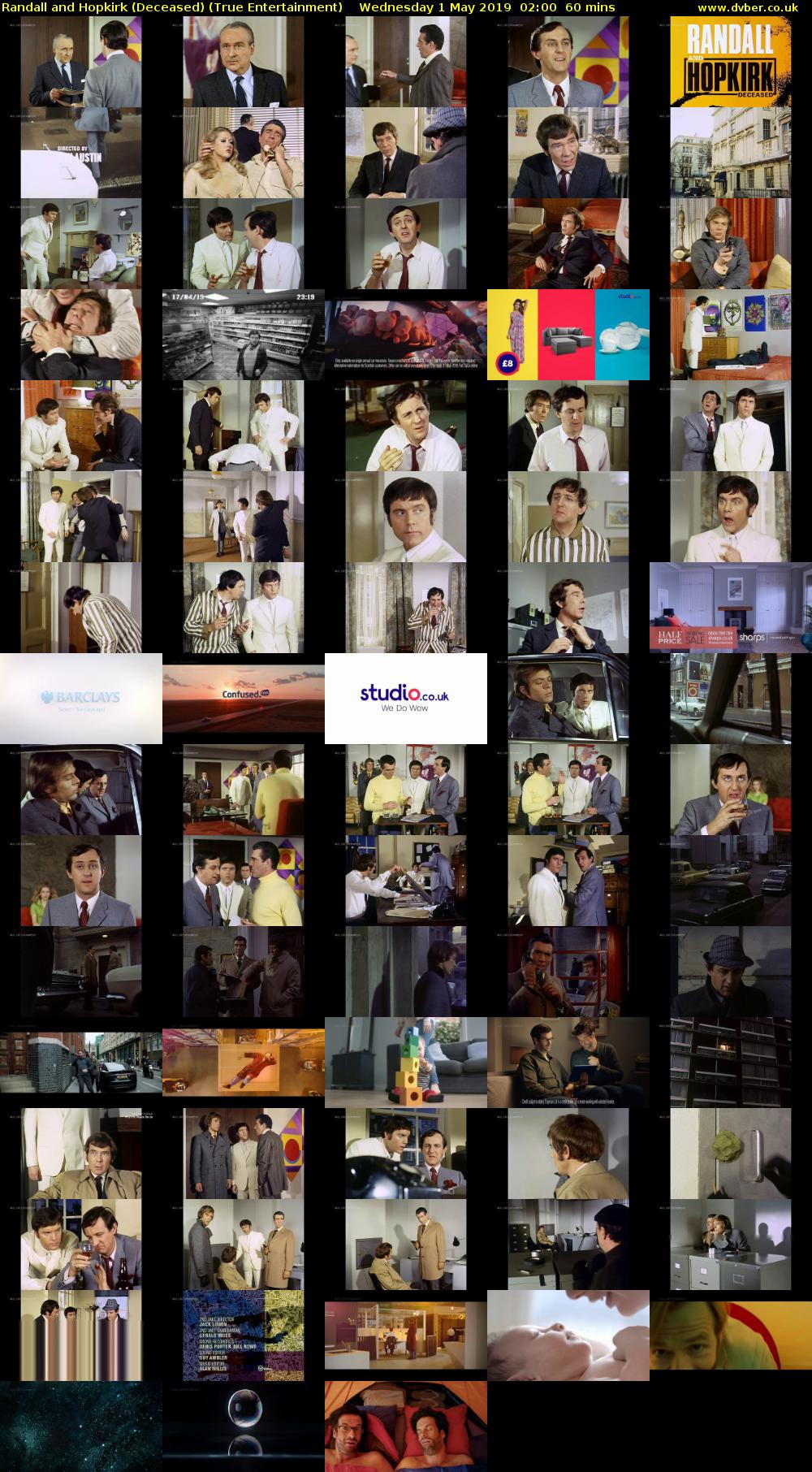 Randall and Hopkirk (Deceased) (True Entertainment) Wednesday 1 May 2019 02:00 - 03:00