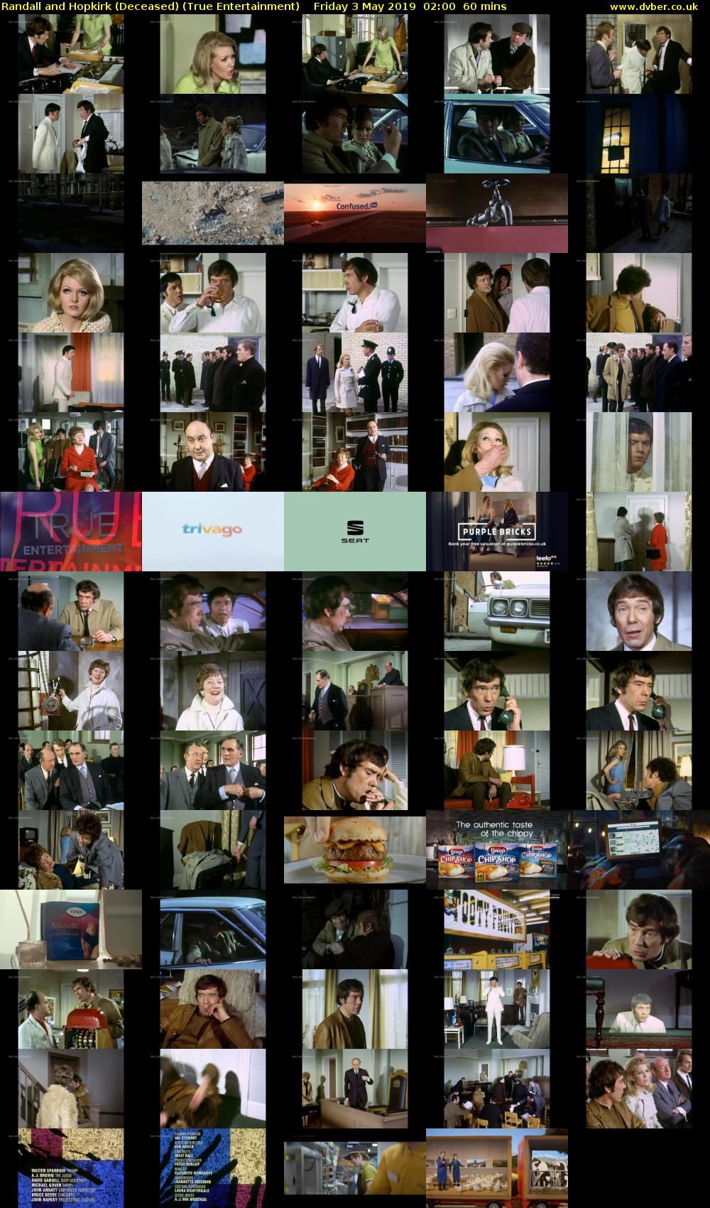 Randall and Hopkirk (Deceased) (True Entertainment) Friday 3 May 2019 02:00 - 03:00