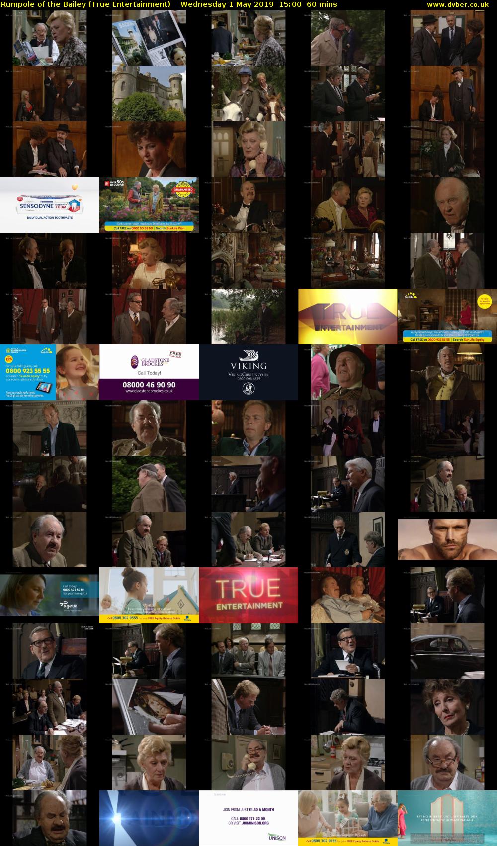 Rumpole of the Bailey (True Entertainment) Wednesday 1 May 2019 15:00 - 16:00