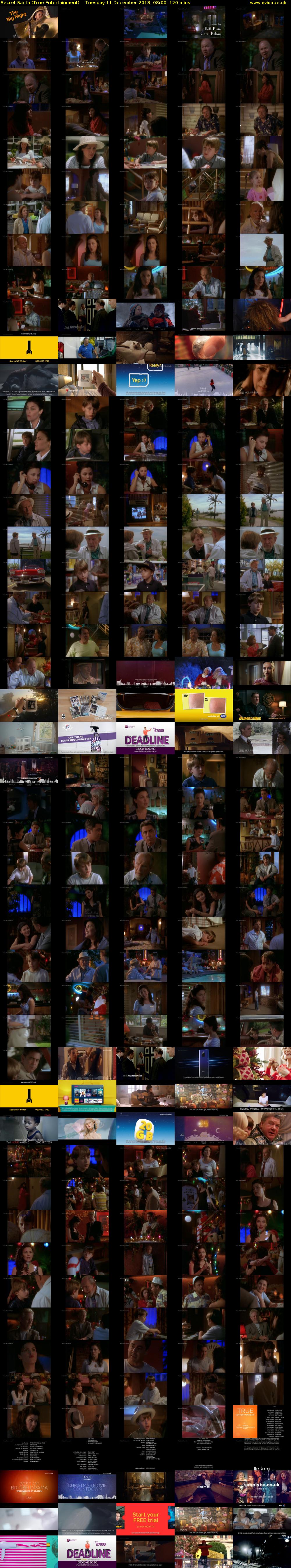 Secret Santa (True Entertainment) Tuesday 11 December 2018 08:00 - 10:00