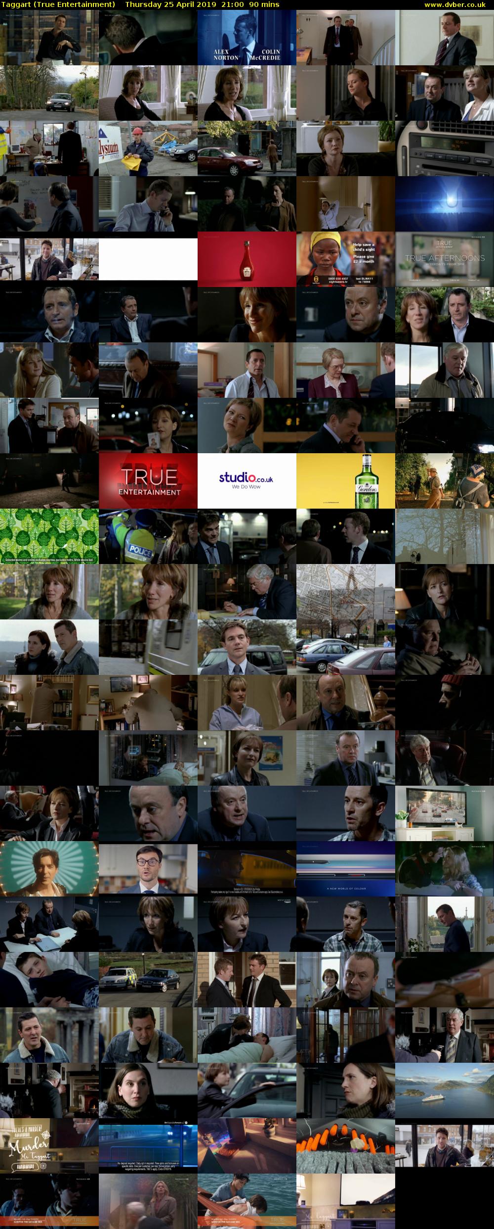 Taggart (True Entertainment) Thursday 25 April 2019 21:00 - 22:30