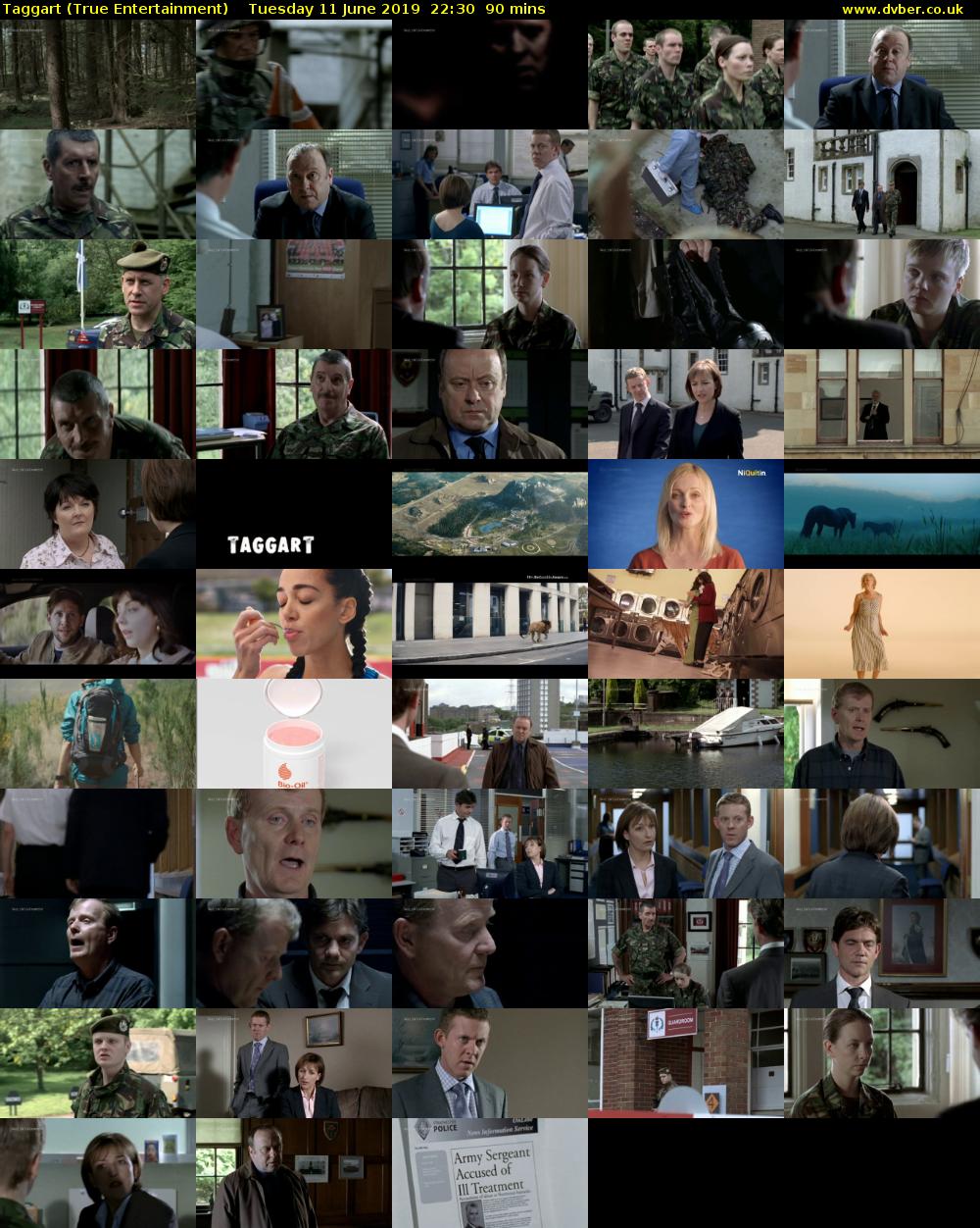 Taggart (True Entertainment) Tuesday 11 June 2019 22:30 - 00:00