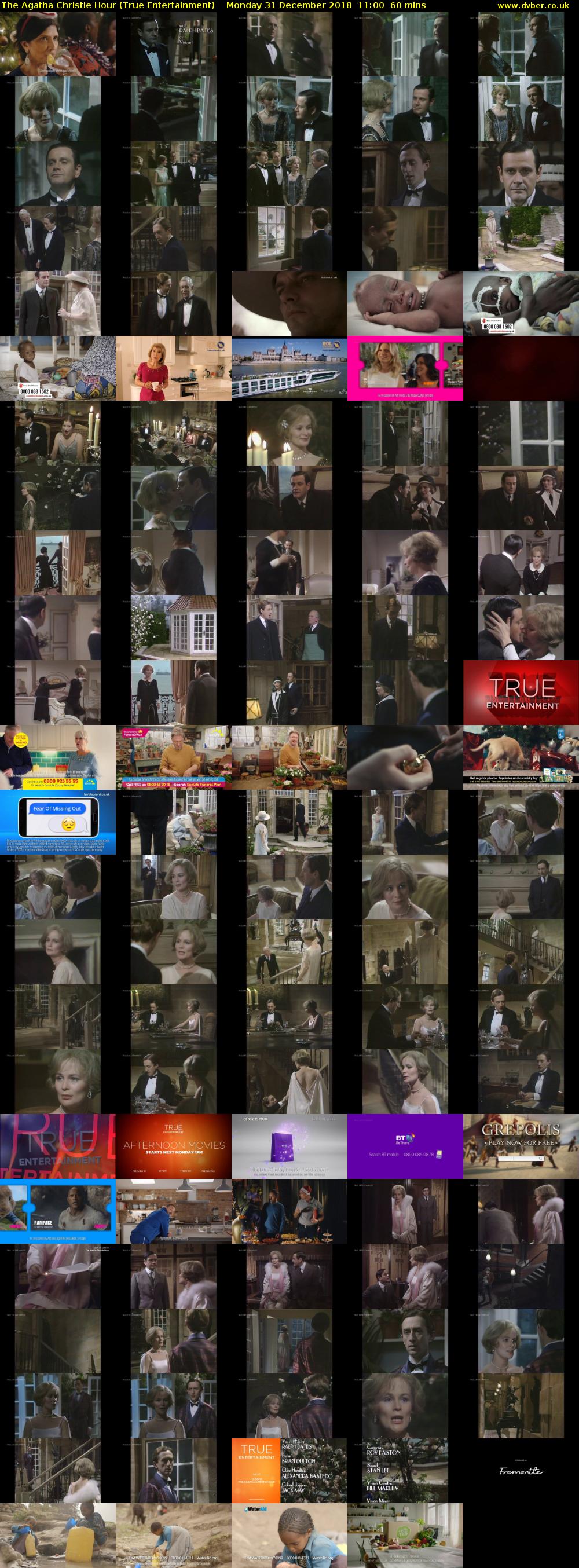 The Agatha Christie Hour (True Entertainment) Monday 31 December 2018 11:00 - 12:00