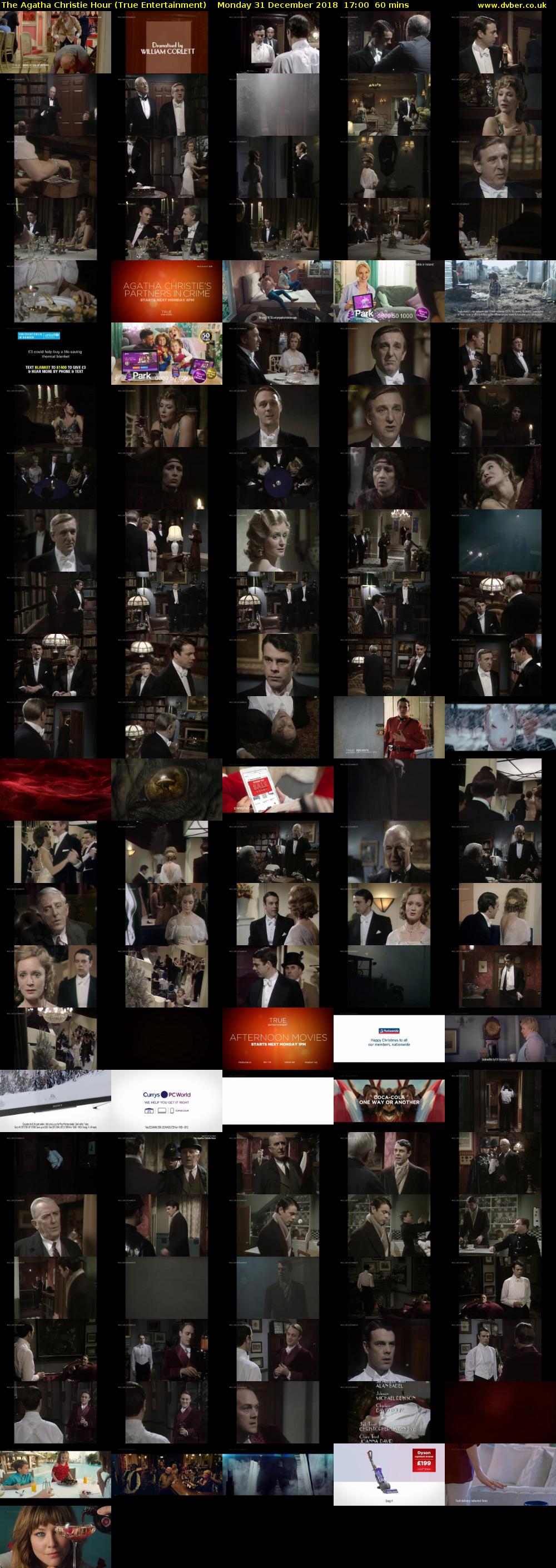 The Agatha Christie Hour (True Entertainment) Monday 31 December 2018 17:00 - 18:00