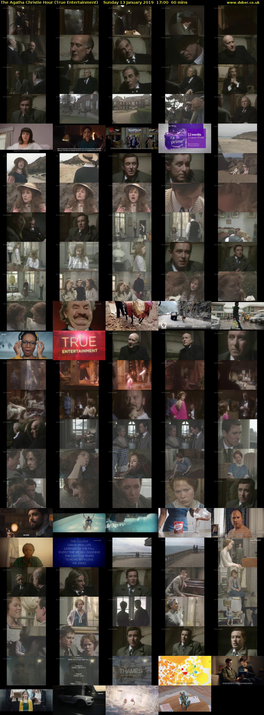 The Agatha Christie Hour (True Entertainment) Sunday 13 January 2019 17:00 - 18:00