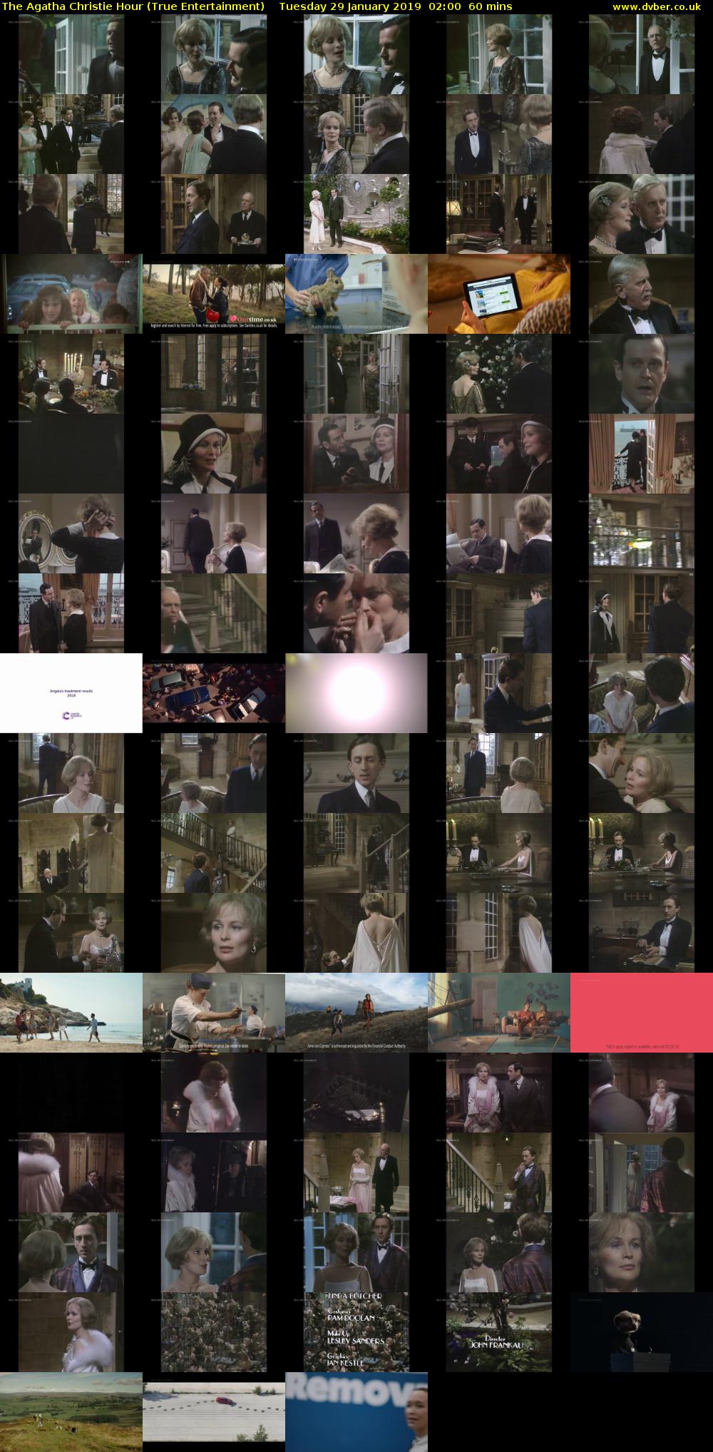 The Agatha Christie Hour (True Entertainment) Tuesday 29 January 2019 02:00 - 03:00