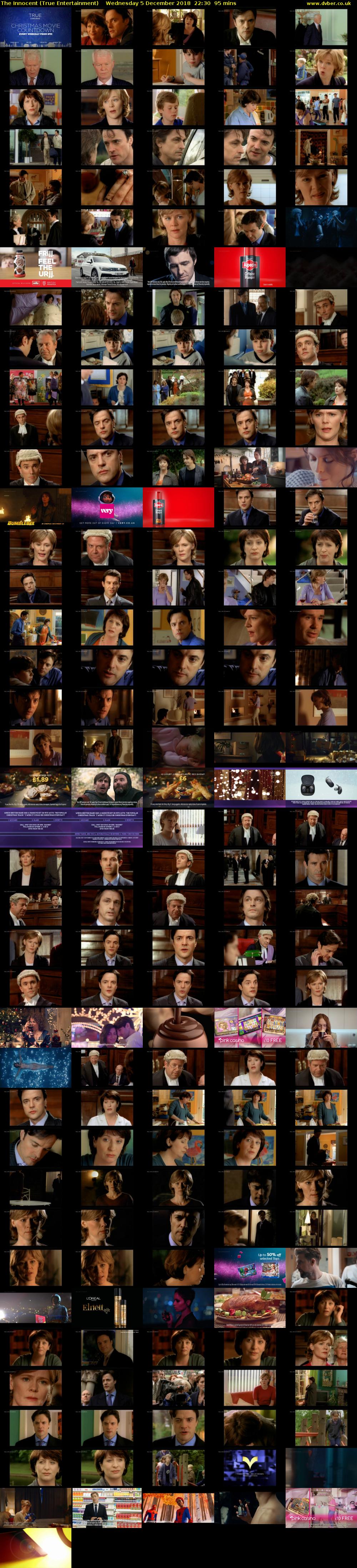 The Innocent (True Entertainment) Wednesday 5 December 2018 22:30 - 00:05