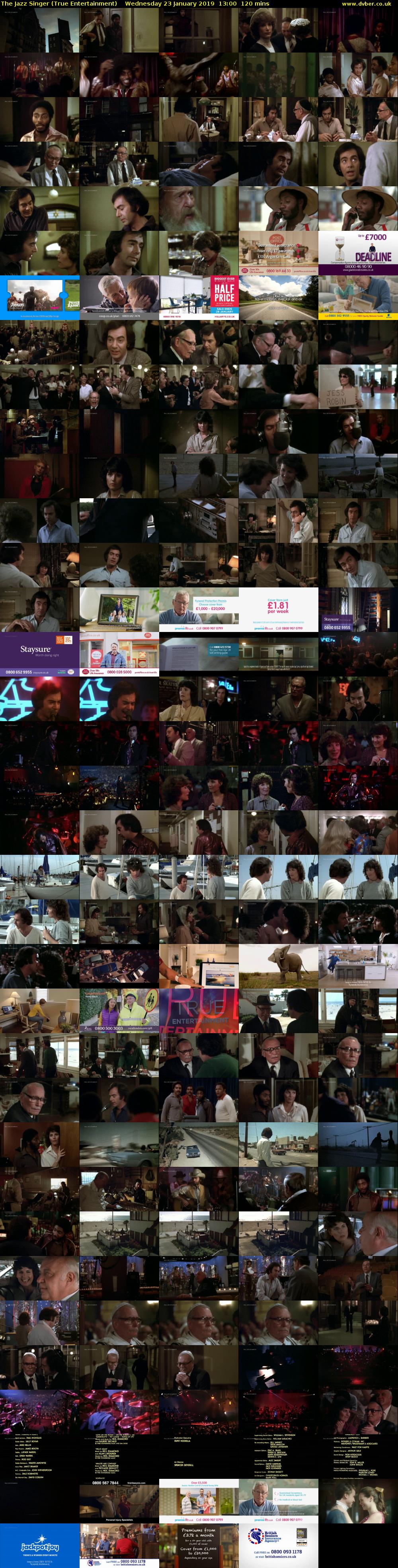 The Jazz Singer (True Entertainment) Wednesday 23 January 2019 13:00 - 15:00