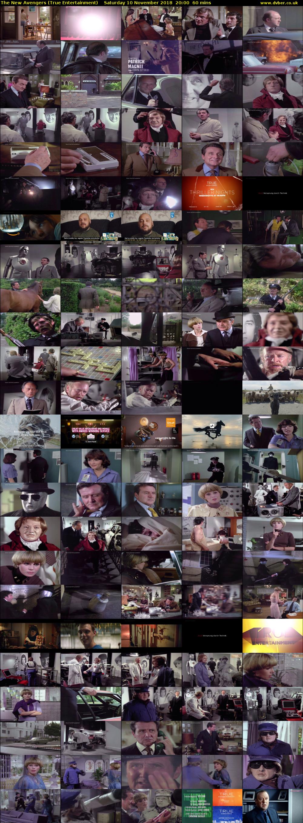 The New Avengers (True Entertainment) Saturday 10 November 2018 20:00 - 21:00