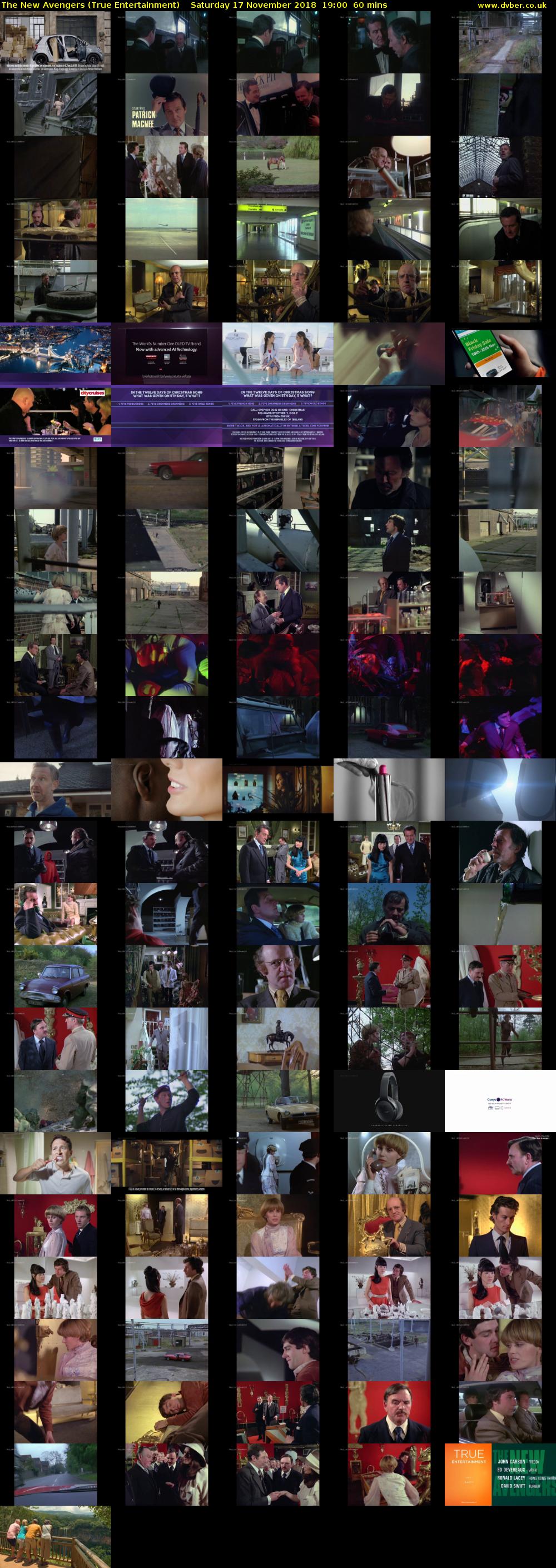 The New Avengers (True Entertainment) Saturday 17 November 2018 19:00 - 20:00