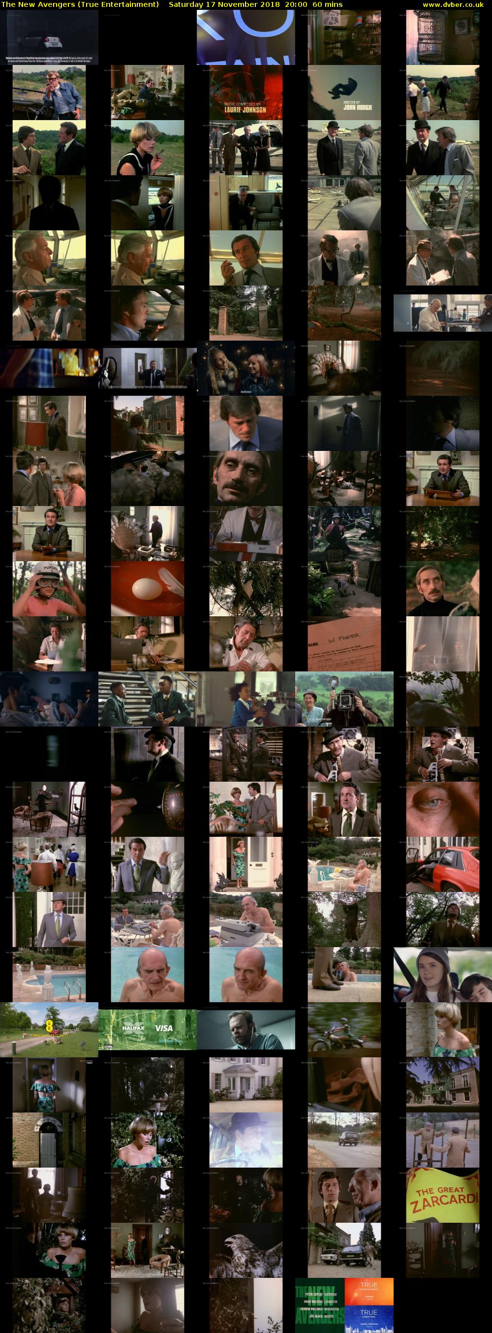 The New Avengers (True Entertainment) Saturday 17 November 2018 20:00 - 21:00