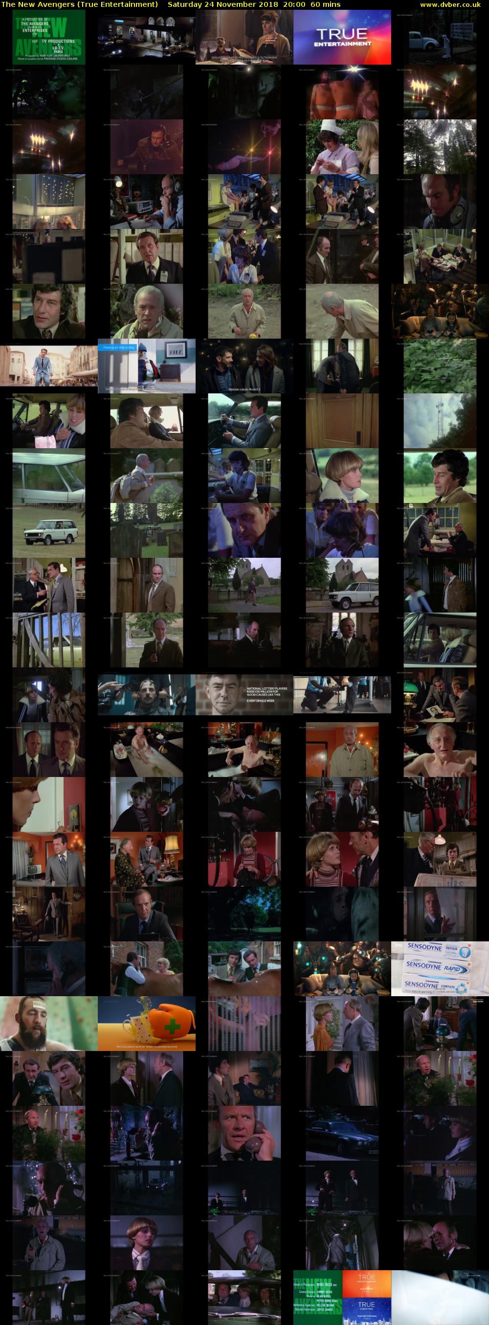 The New Avengers (True Entertainment) Saturday 24 November 2018 20:00 - 21:00