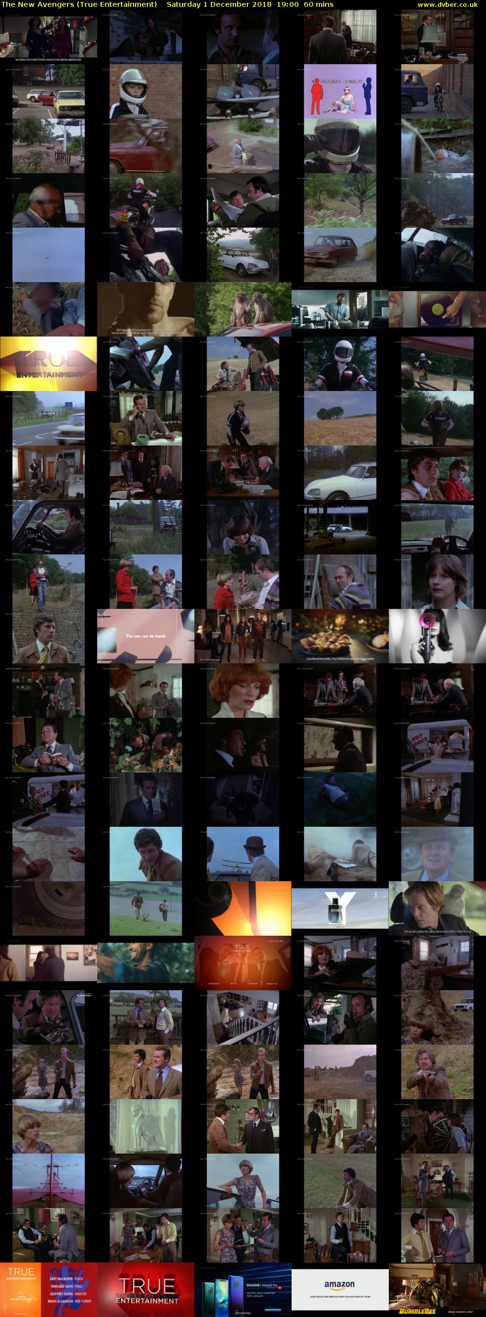 The New Avengers (True Entertainment) Saturday 1 December 2018 19:00 - 20:00