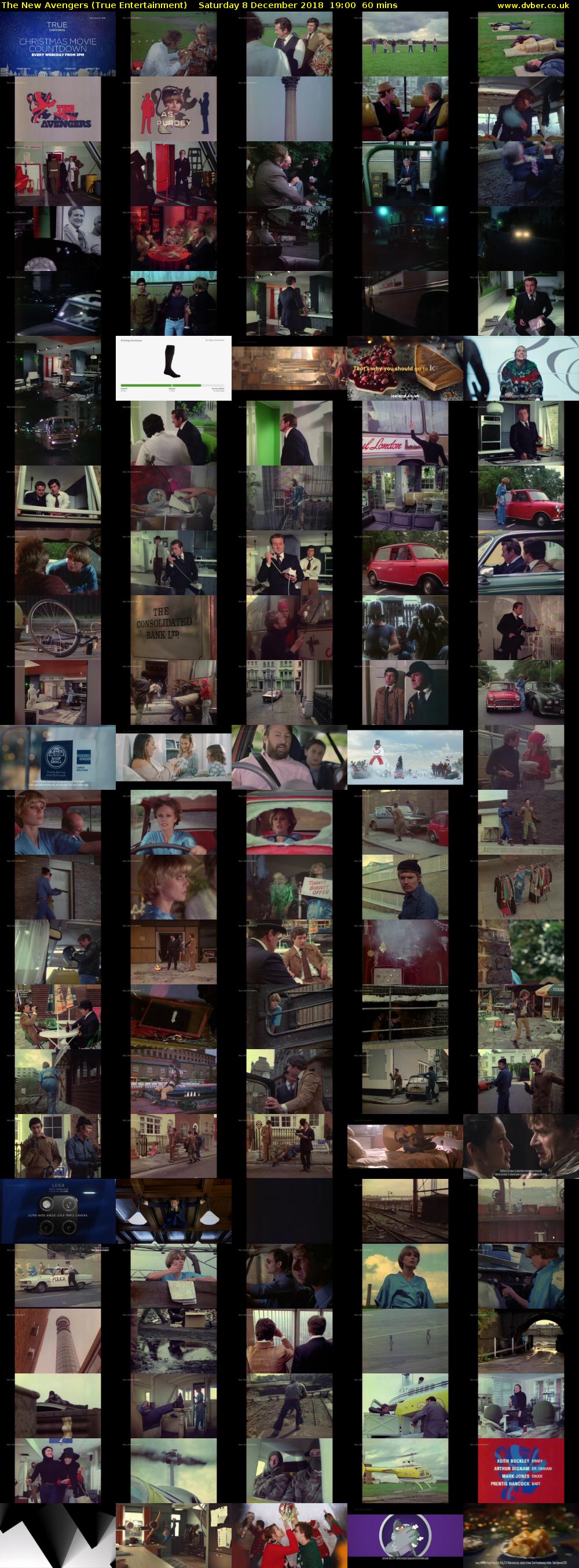 The New Avengers (True Entertainment) Saturday 8 December 2018 19:00 - 20:00