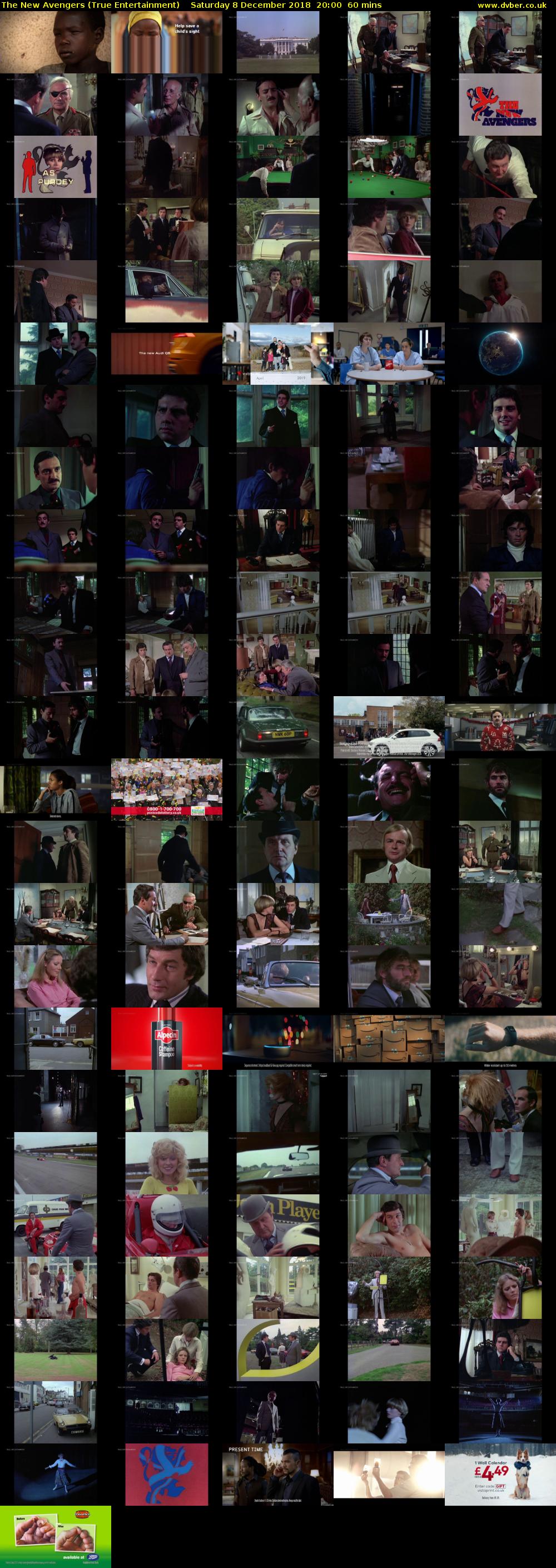 The New Avengers (True Entertainment) Saturday 8 December 2018 20:00 - 21:00
